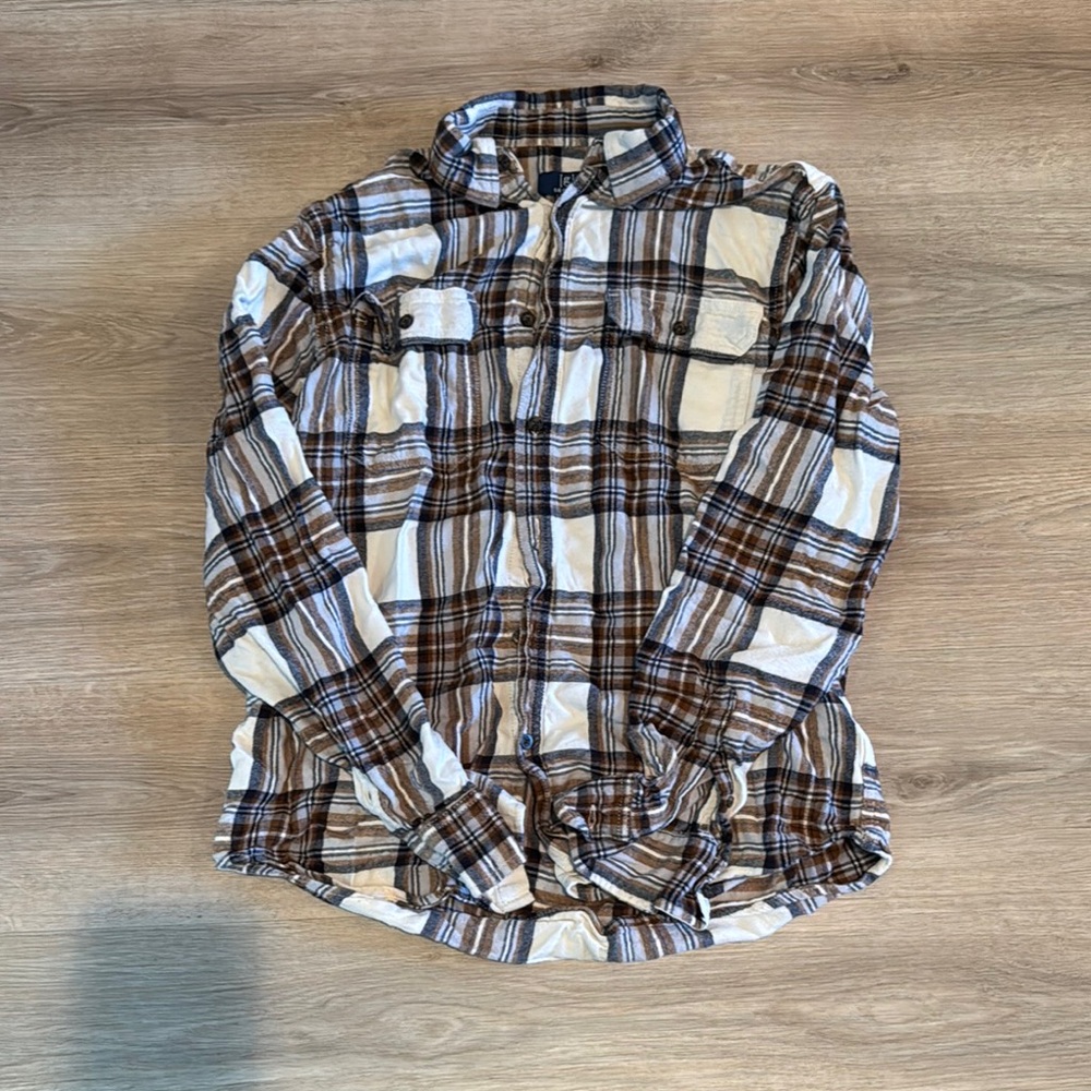 George Brown and Cream Casual Button Down Shirt